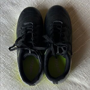 Soccer Cleats and shin guard socks